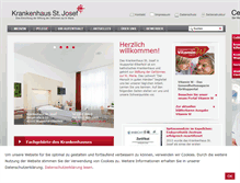 Tablet Screenshot of krankenhaus-st-josef-wuppertal.de